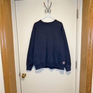 Carhartt Rain Defender Crew Neck Original Fit Heavyweight Blue Sz XL 100620-472